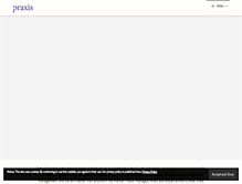 Tablet Screenshot of praxis-services.com